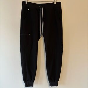 Figs zamora jogger scrub pant (petite, black)